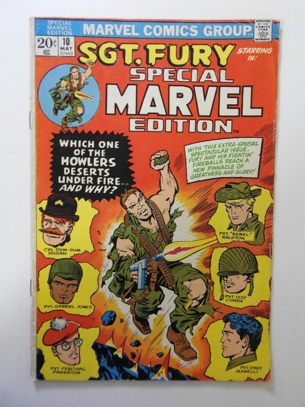 Special Marvel Edition #10 (1973) VG Condition!