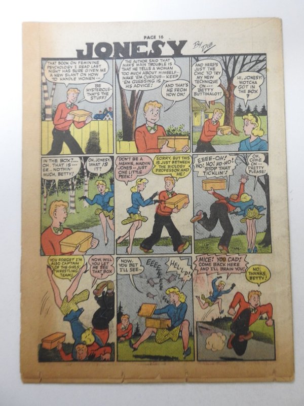 The Spirit #249 (1945) Newsprint Comic Insert Rare!