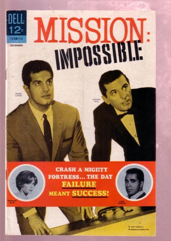 MISSION: IMPOSSIBLE #3 1967- STEVEN HILL-PETER LUPUS-TV VG