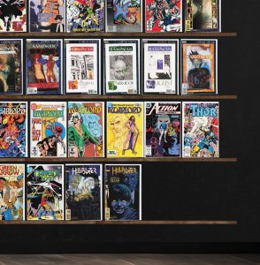 Huge Lot 150+ Comics with Warlord, Power Pack, Hawkworld, Green Lantern & More!