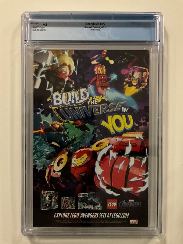 Daredevil #25 Third Print Cover (2021)CGC 9.8
