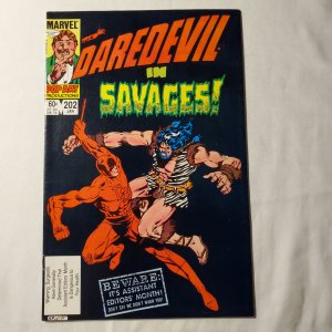 Daredevil 202 Very Fine/Near Mint Cover art by Bob Layton