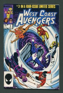 West Coast Avengers #3 (1984 Mini Series) / 9.4 NM   November 1984