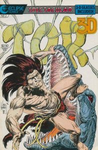 TOR 3D 3-D #2 Eclipse Comics with Glasses August Aug 1986 (NM)