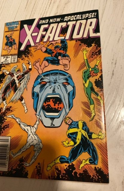 X-Factor #6 (1986)1st apocalypse newstand