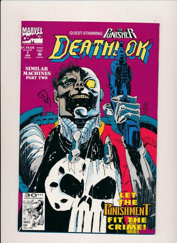 MARVEL LOT of 7 DEATHLOK #1-#7 1991/92  VERY FINE/NEAR MINT (PF296) 