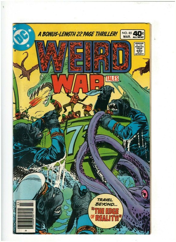 Weird War Tales #85 FN/VF 7.0 DC Comics 1980 Bronze Age War & Horror 