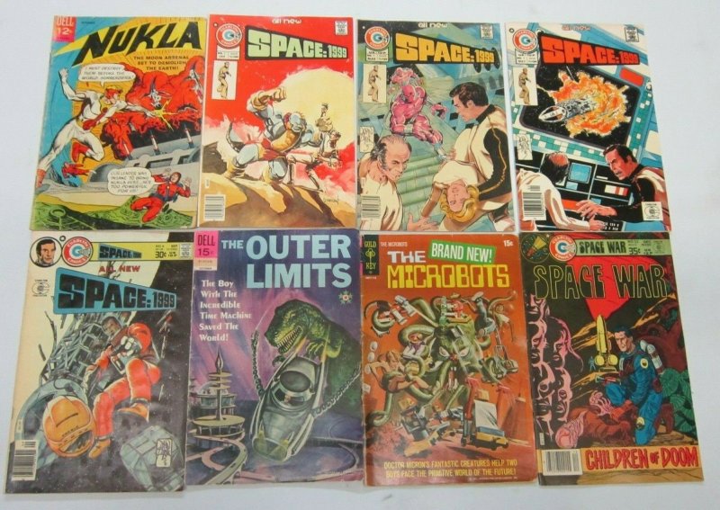 SciFi + Space comic lot 32 diff books various conditions (mostly Silver years) 