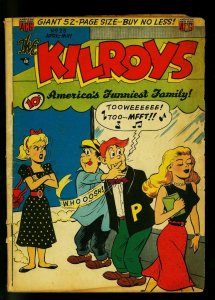 Kilroys #23 1950- Golden Age Humor- Moronica appearance- VG