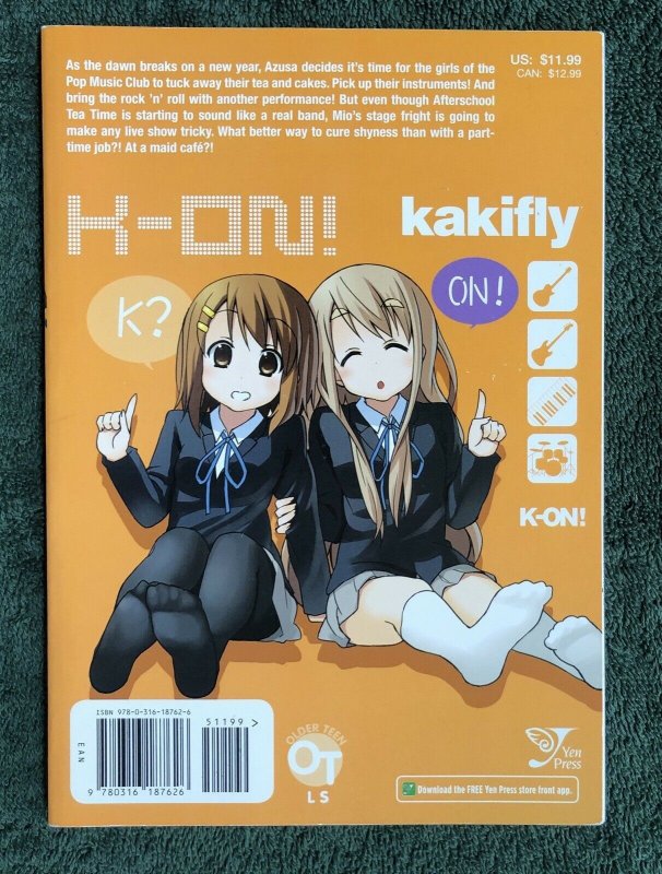 K-On! Vol 3 MANGA TPB Kakifly FREE COMBINED SHIPPING