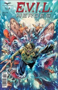 E.V.I.L. Heroes 5-D Ian Richardson Cover VF/NM