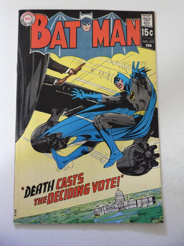 Batman #219 (1970) FN+ Condition
