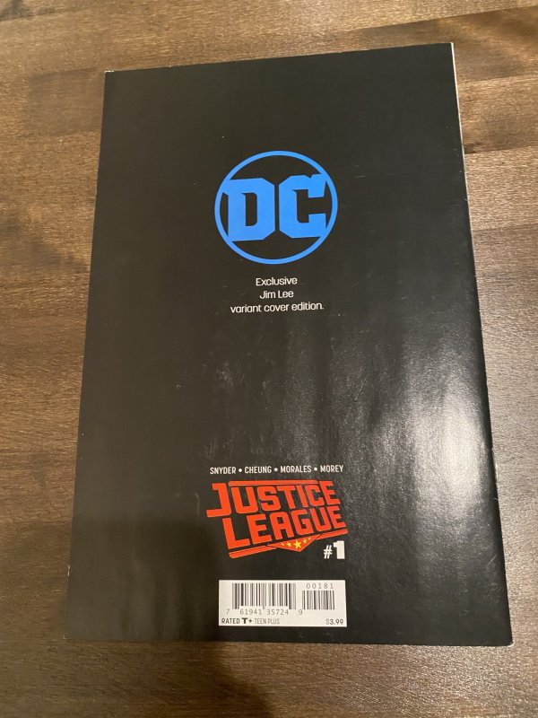 Justice League #1 sketch cover Jim lee