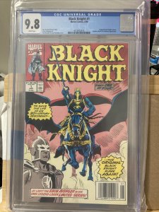 Black Knight  #1 Newsstand Edition CGC 9.8 Marvel (1990)