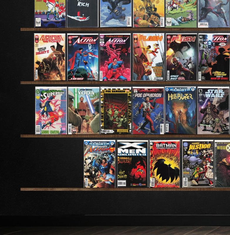 Huge Lot 150+ Comics with X-Force, Batman Beyond, X-Men Unlimited & More!