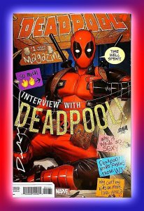 Deadpool #1 Hot Pinky-Pie! Nakayama Signed w/COA Variant Interview w/Wade Wilson