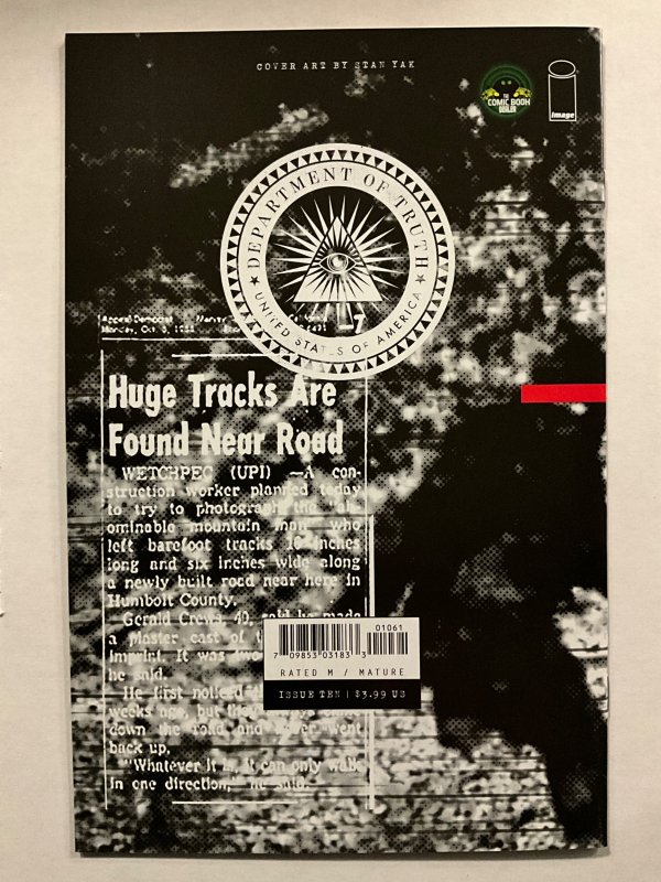 The Department of Truth #10 Cover XX (2021)