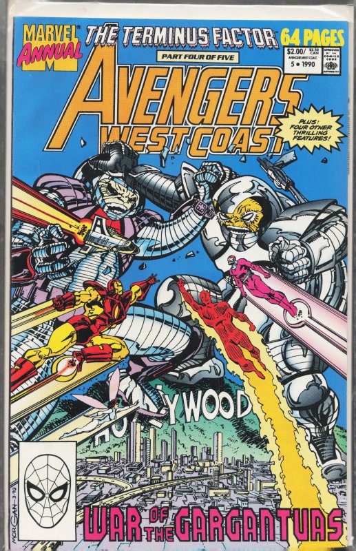 Avengers West Coast Annual #5 (1990) West Coast Avengers / Avengers West Coast