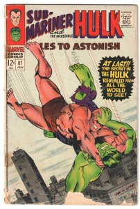 Tales to Astonish #87 (1967) Hulk