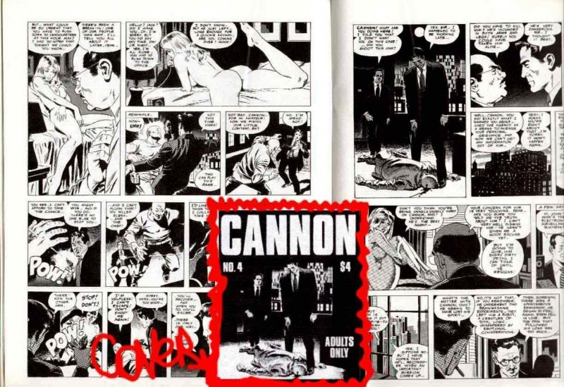 CANNON#4:Wally Wood's HOT BABES,action! oversize 10x12