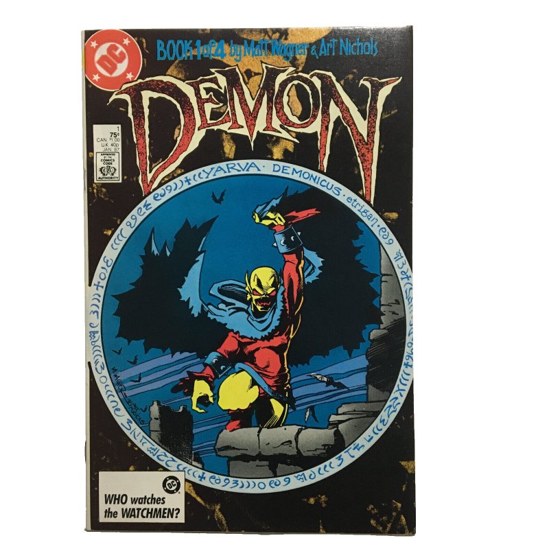 Demon #1 Matt Wagner 2nd Series DC Comics 1987