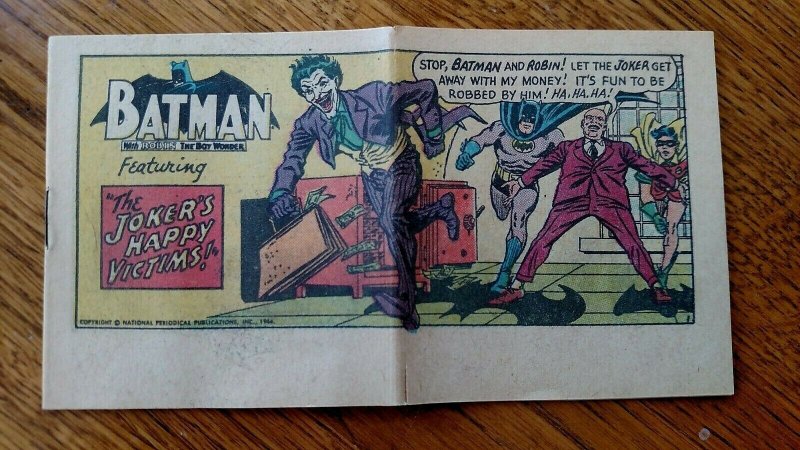 Batman 60's Pop-Tart Comics The Joker's Happy Victims 1966