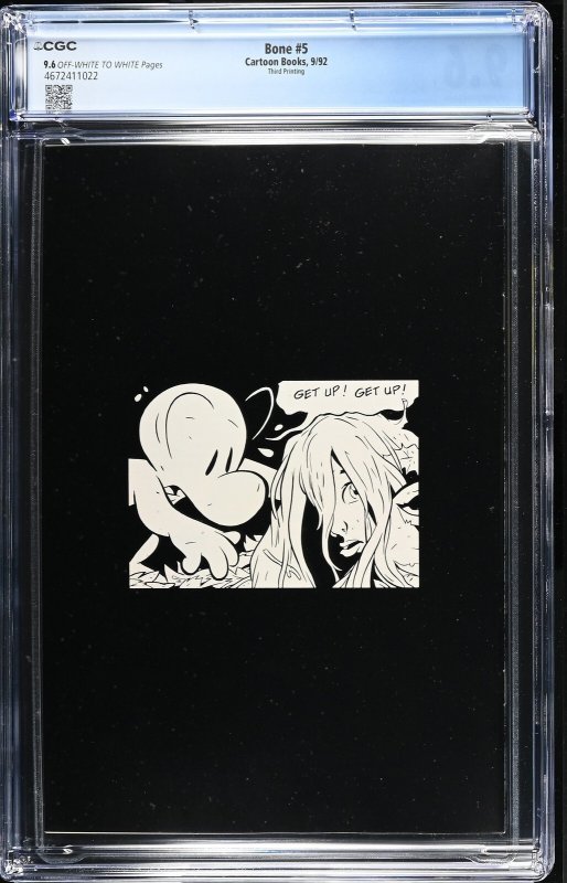 Bone #5 (9/92) Graded CGC 9.6 Third Printing
