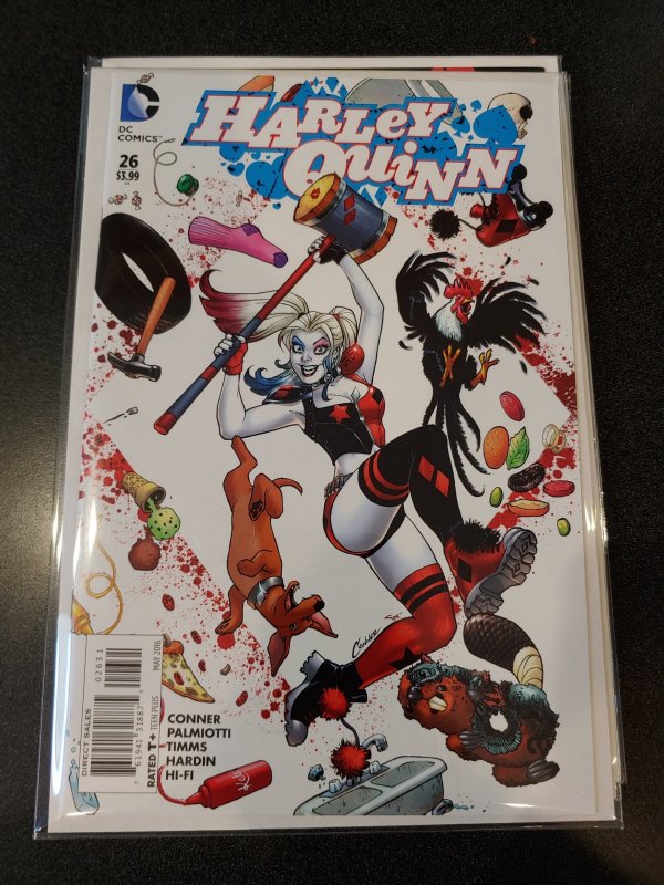 ​HARLEY QUINN #26 CONNER VARIANT COVER 1:25 1st RED TOOL DC COMICS