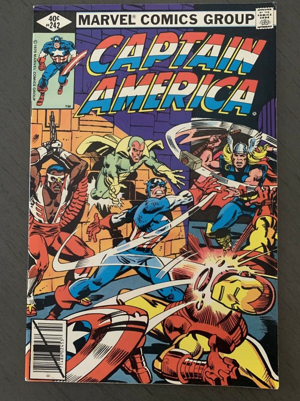 CAPTAIN AMERICA#242 1980 MARVEL BRONZE AGE COMICS