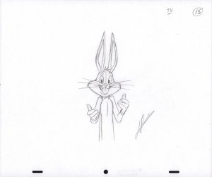 Bugs Bunny Animation Pencil Art - 15 - Sheepish