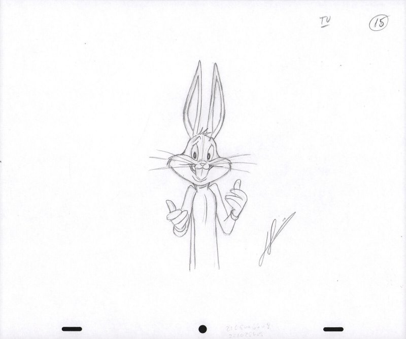 Bugs Bunny Animation Pencil Art - 15 - Sheepish