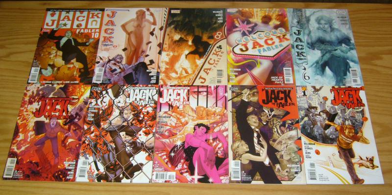 Jack of Fables #1-50 VF/NM complete series + 2nd print BILL WILLINGHAM comic set