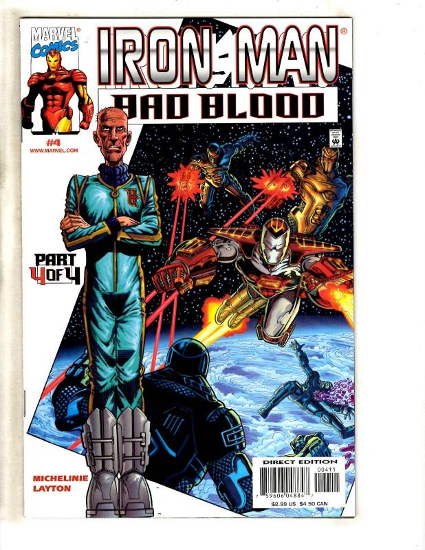 12 Iron Man Marvel Comics Bad Blood 1 2 3 4 + House Of M 3 + 1 1 2 3 4 5 6 CR44