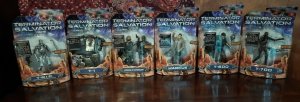 6X PLAYMATES Terminator Salvation T-600 T-R.I.P. John Connor T-1 Marcus Figures