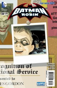 Batman and Robin (2nd Series) #34A VF ; DC | New 52 Selfie Variant