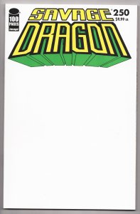 Savage Dragon #250 Blank Sketch Variant (Image, 2007) VF/NM [ITC737]