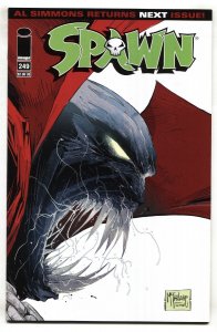 SPAWN #249 2014 Low print run great cover VF/NM