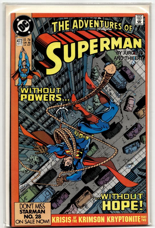 Adventures of Superman #472 (1990) Superman