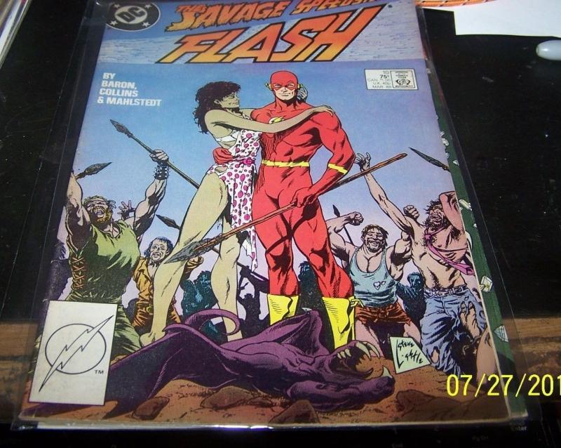 FLASH # 10 1988, DC  WALLY WEST HOT CW TV SHOW