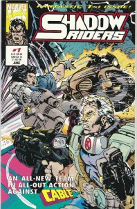 Shadow Riders #1 June 1993 Marvel Embossed Cover Comic Book (NM)