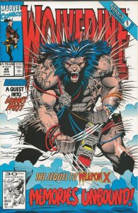 Wolverine #48 ORIGINAL Vintage 1991 Marvel Comics