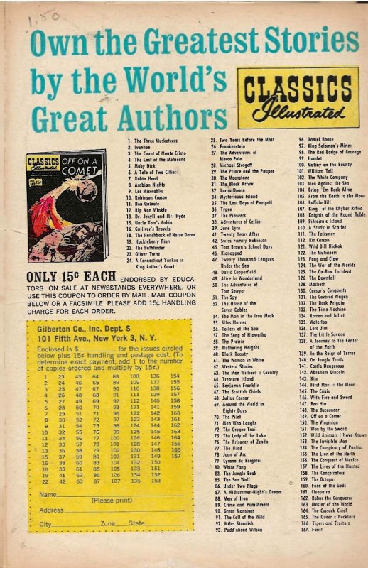 Classics Illustrated #29 Variant Cover (1946)