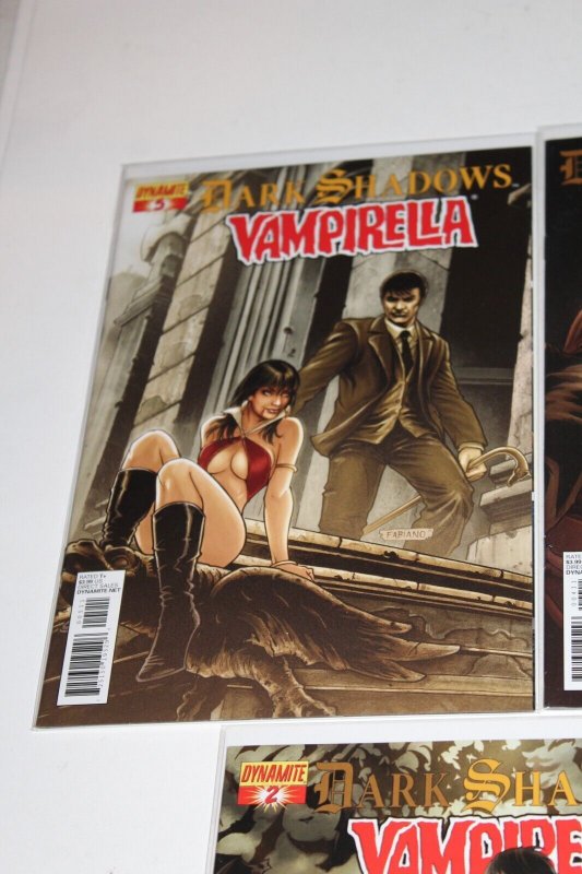 Complete Set Vampirella Dark Shadows 1-5 NM 2012 BOARDED Neves Variant Barnabas