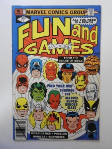 Fun and Games Magazine #1 VF Condition!