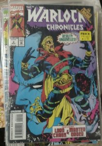 WARLOCK CHRONICLES # 2 1993 MARVEL INFINITY CRUSADE THANOS GEMS CHAOS ORDER