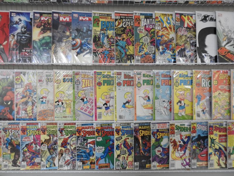 Huge Lot 140+ Comics W/ Iron Man, Daredevil, Spider-Man, +More! Avg VF- Cond!