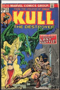 Kull the Destroyer #15 (1974) Kull