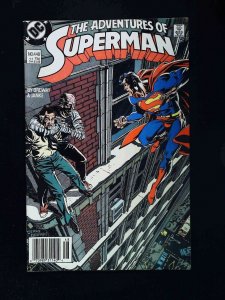 Adventures Of Superman #448  Dc Comics 1988 Vf- Newsstand