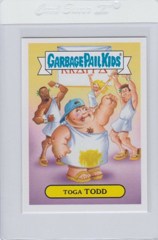 Garbage Pail Kids Toga Todd 39b GPK 2016 American As Apple Pie In Your Face