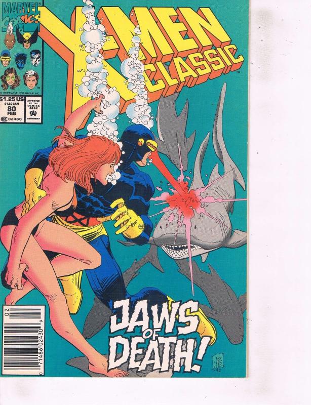 Lot Of 2 Marvel Comic Books X-Men Deadly Genesis #1 and X-Men Classic #80 ON4